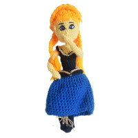 Frozen Doll Hand Crafted Crochet-  Aren Crochet